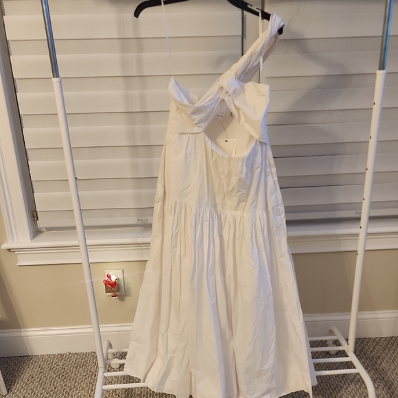 A.L.C. Aubrey White Dress Size 10 $550 - Picture 4 of 8